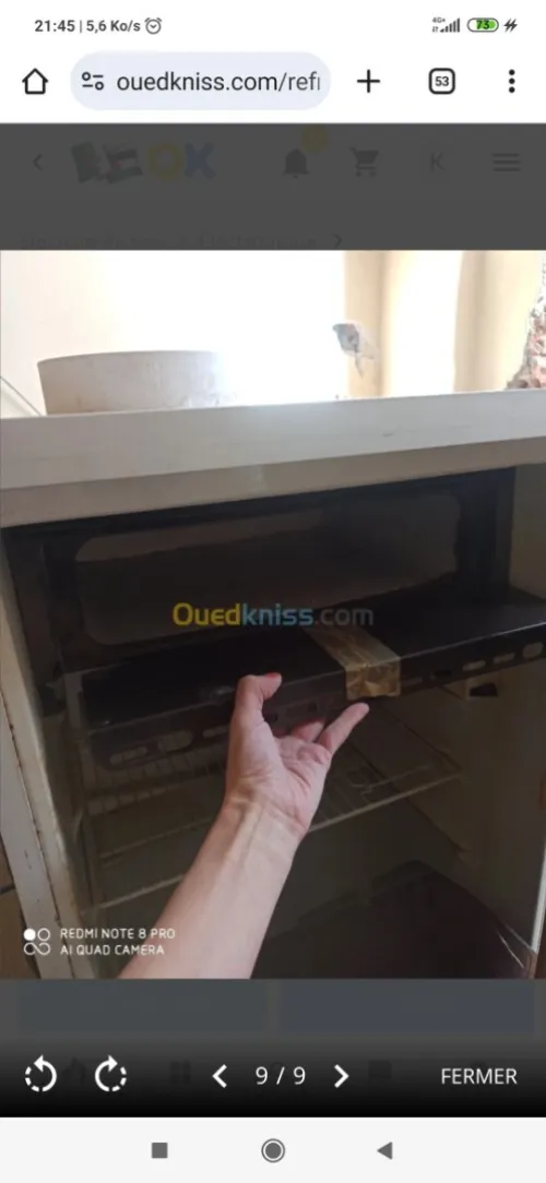 Mini réfrigérateur Maxi bar fonctionne très bien