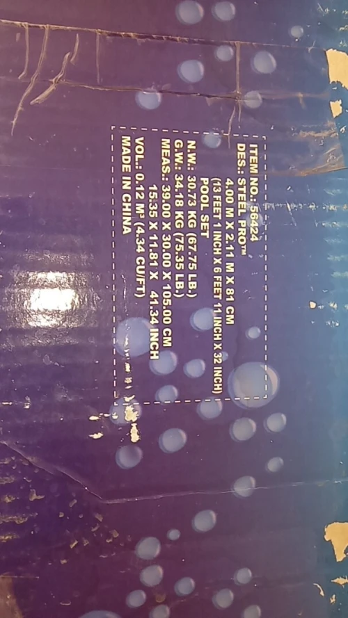 Piscine bestway déjà utilisé 