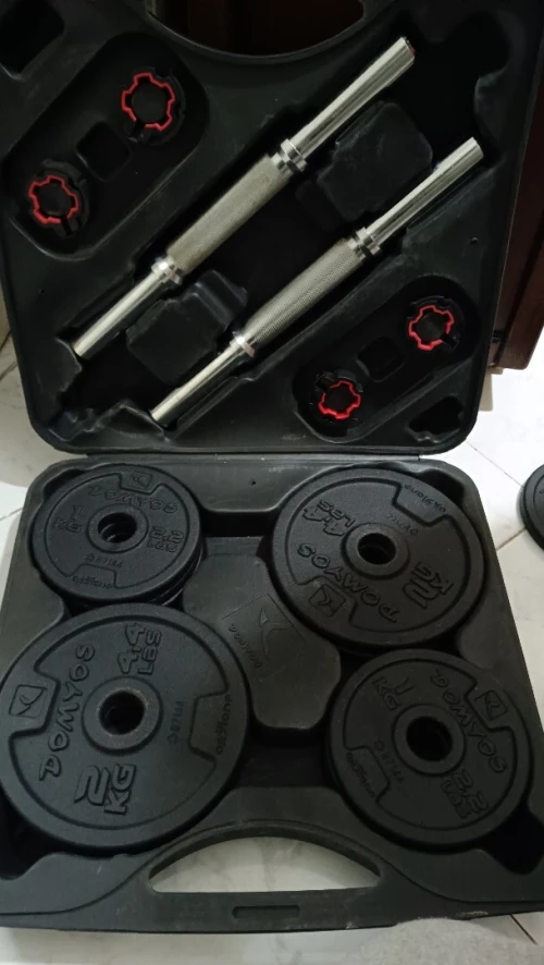 Valise des altères dechatlon