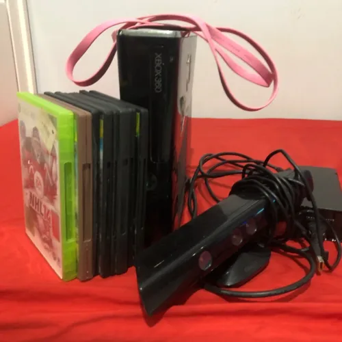 xbox 360 avec les jeux oul caméra ta3ha 