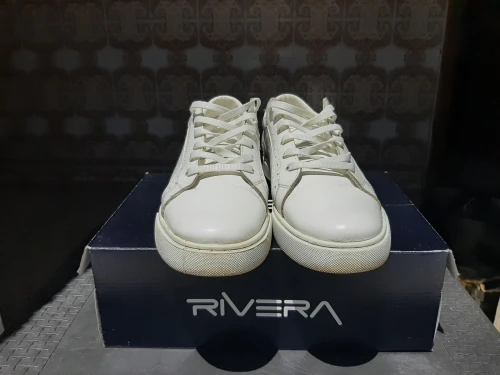 White rivera sneakers