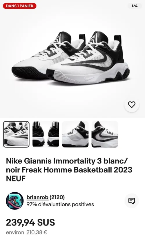 Basquette Nike 