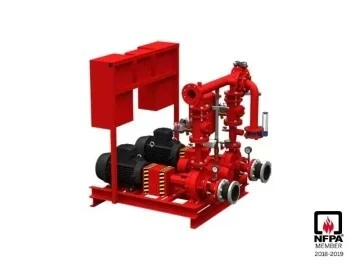 Station de pompage anti-incendie sur SKID - (Station anti-incendie|Groupe anti-incendie)