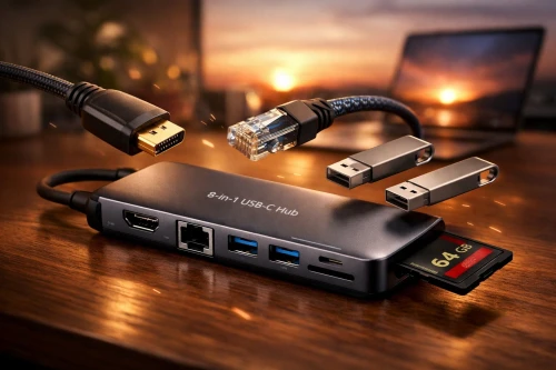 Adaptateur 8in1 type-c