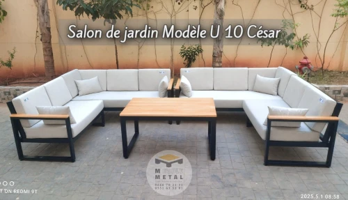 Salon d'extérieur pour jardin 