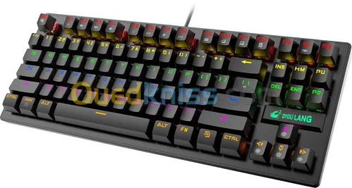 ZIYOU LANG K2  Clavier mécanique compact RGB