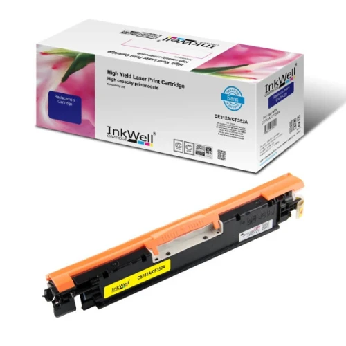 PACK 4 Toner Compatible INKWELL CE310A / CE311A / CE312A / CE313A Noir et Couleurs Qualité Premium 