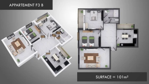 Vente Appartement F3 F4 F5 Oran Bir el djir