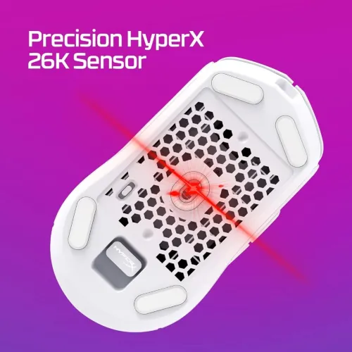 SOURIS GAMER HYPERX PULSEFIRE HASTE 2 WIRELESS ULTRA LIGHTWEIGHT 61G BATTERY FOR 100H BLACK / WHITE