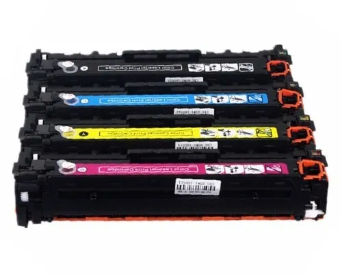 PACK DE TONER HP 125A NOIR + 03 COULEUR COMPATIBLE / ORIGINAL