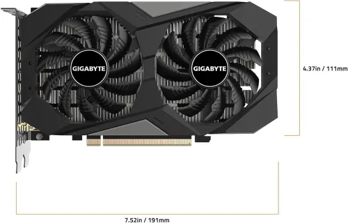 CARTE GRAPHIQUE NVIDIA RTX 3050 WINDFORCE OVERCLOCK V2 RAM 6GB