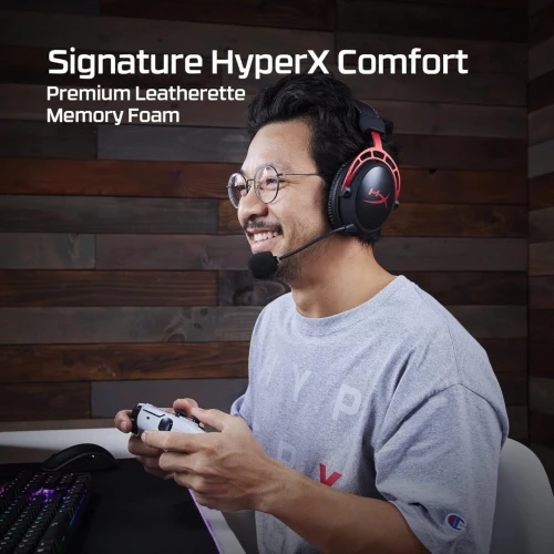 HYPERX CLOUD ALPHA WIRELESS WITH 300 HOURS DTS X WITH DUAL CHAMBRE
