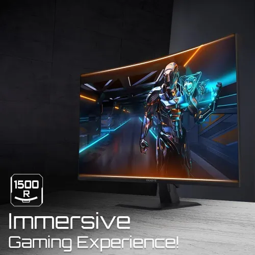 ECRAN GIGABYTE GS32QC 2K VA 1MS WITH 170HZ HDR DP 1.4 AND HDMI 2.0 HDR CURVED FOR GAMING