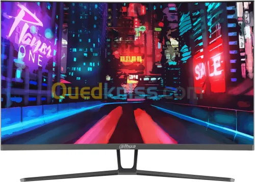 ECRAN DAHUA 32 POUCES FHD / 165HZ / 1MS / FRAMELESS / CURVED / 1500R 02 HDMI / 01 DP FOR GAMING