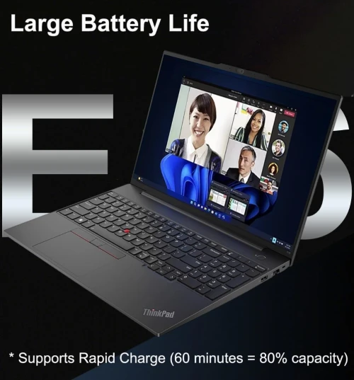 LAPTOP LENOVO THINKPAD E16 GEN2 INTEL CORE ULTRA 7 155U/RAM 16GB/SSD 512GB/ ECRAN 16 FHD+ WIN 11 PRO