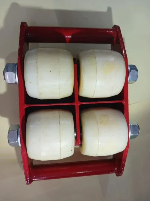Patins à rouleaux mobiles pour machines lourdes de 6 tonnes