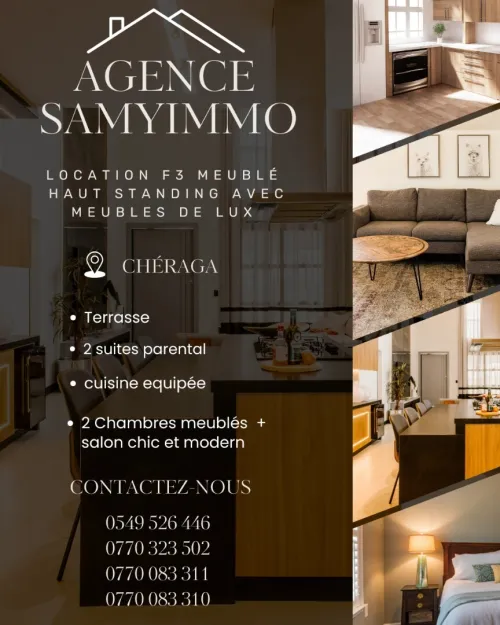 Location Appartement F3 Alger Cheraga
