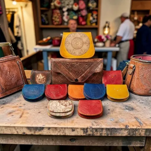 Maroquinerie Artisanale - Cuir Véritable