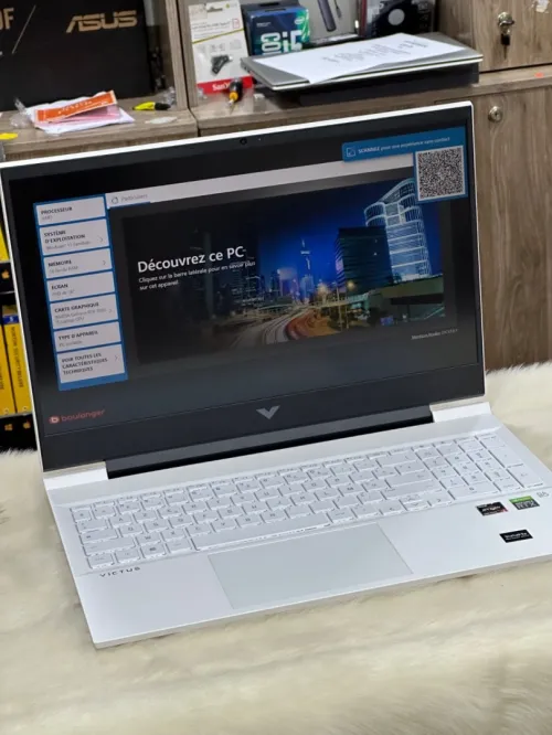HP VICTUS GAMING 15-EC2XXX AMD RYZEN 7 5800H 16GO 512GO SSD NVIDIA GEFORCE RTX3050Ti 4GO GDDR6 