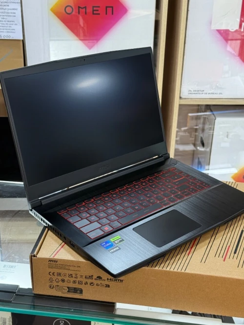 MSI THIN GF63 11UC I7 11800H 16GO 512GO SSD NVIDIA GEFORCE RTX3050 4GO NEUF SOUS EMBALLAGE