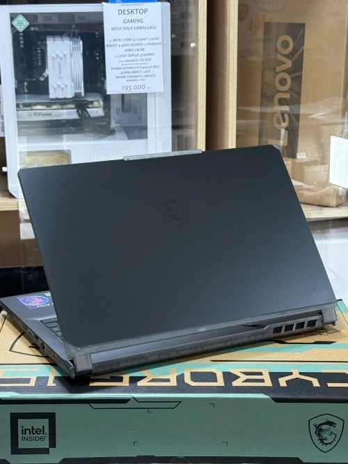 MSI CYBORG 15 A13VE I7 13620H 16GO 1TO SSD NVIDIA GEFORCE RTX4050 6GO GDDR6 NEUF SOUS EMBALLAGE 