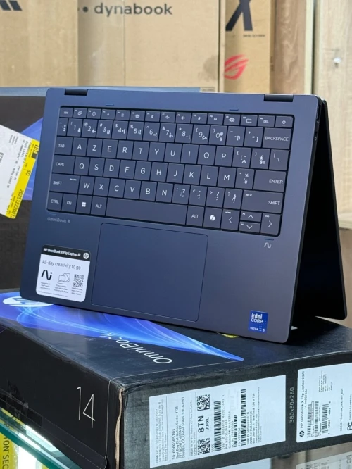 HP OMNIBOOK X FLIP 14 FM0013DX INTEL CORE ULTRA 5 226V 16GO 512GO INTEL ARC 130v 8GO TACTILE NEUF SOUS EMBALLAGE