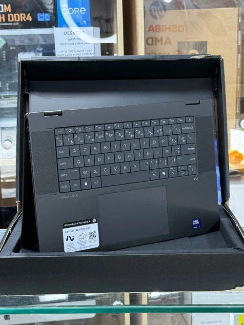 HP OMNIBOOK X FLIP 16 AS0023DX INTEL CORE ULTRA 7 256V 16GO 1TO SSD NVME TACTILE NEUF SOUS EMBALLA