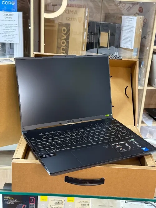 ASUS TUF GAMING F16 FX607VU CORE 5 210H 8GO 512GO SSD NVIDIA GEFORCE RTX4050 6GO NEUF SOUS EMBALLA