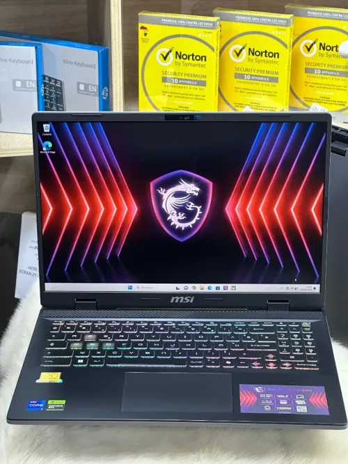 MSI SWORD 16 HX B14VGKG I7 14650HX 32GO 512GO SSD NVIDIA GEFORCE RTX4070 8GO NEUF