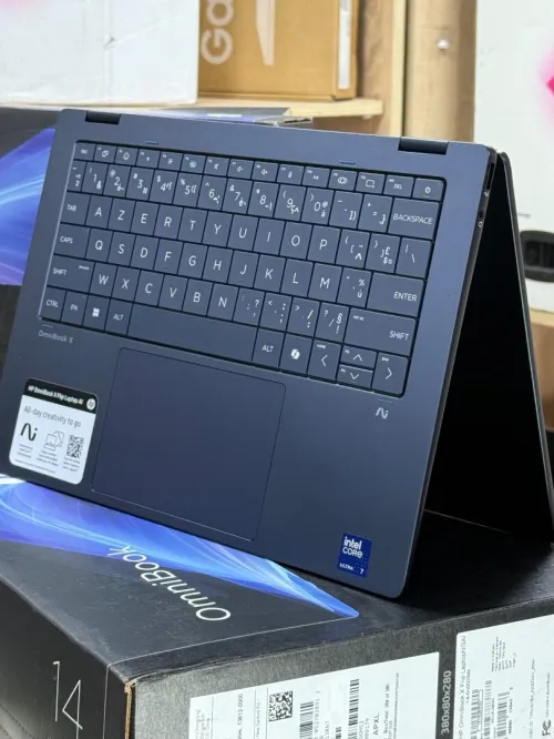 HP OLENIBOOK X Flip 14 FM0023DX INTEL CORE ULTRA 7 256V 16GO 1TO SSD NVME TACTILE X360 NEUF SOUS EMB