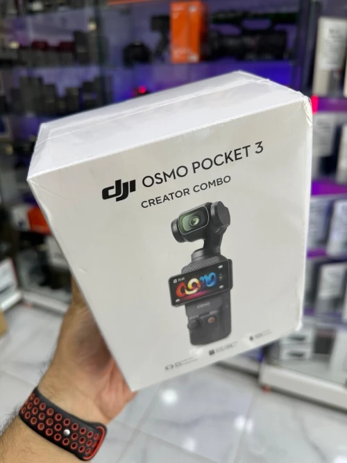 DJI Pocket 3 Creator Combo Caméra 4K 120fps + DJI Mic & Grip Batterie