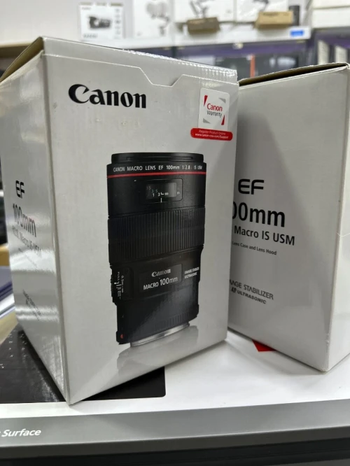 Canon EF 100mm f/2.8L Macro IS USM Objectif Haute Précision pour Photo Dentaire et Médicale