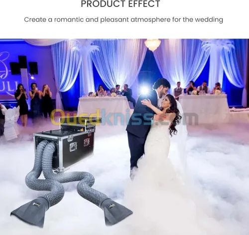Machine à brouillard (Fumée) 3000W à base d'eau pour événements et mariages
