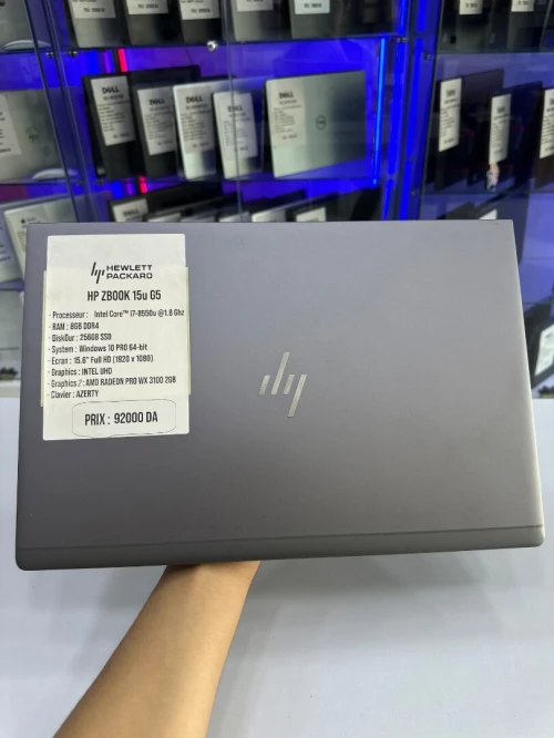 HP ZBOOK 15U G5 I7 8GB RAM 256GB SSD +AMD 15,6"