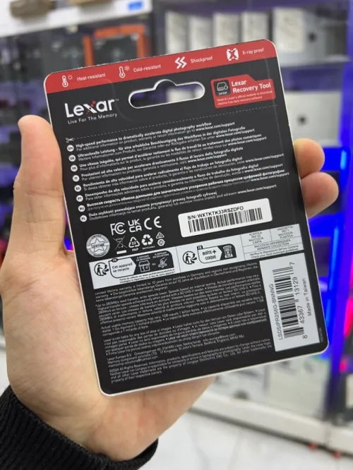 Carte Mémoire Lexar 256GB SD UHS-II V60 4k 280MB/s