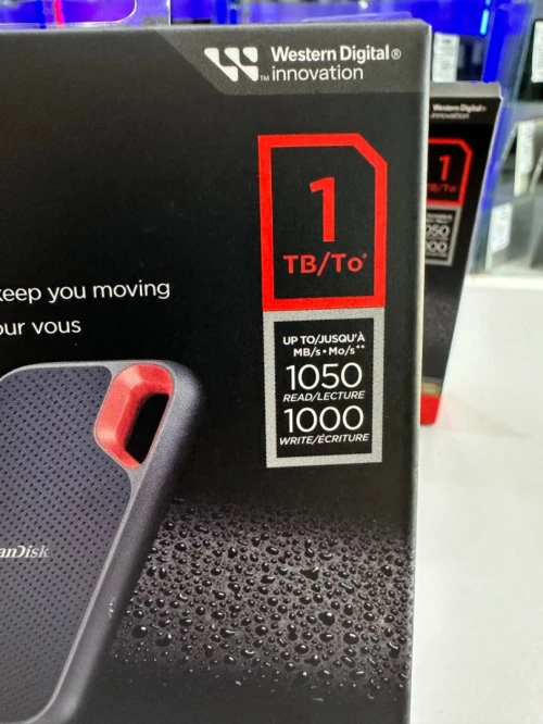 Disque Dur SanDisk extreme SSD 1TB 1050MB/S