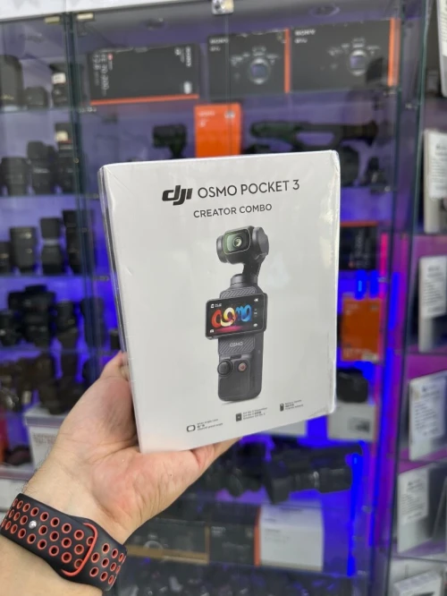 DJI Pocket 3 Creator Combo Caméra 4K 120fps + DJI Mic & Grip Batterie