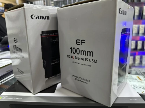Canon EF 100mm f/2.8L Macro IS USM Objectif Haute Précision pour Photo Dentaire et Médicale