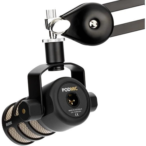 Microphone RODE PodMic XLR  Dynamique, Broadcast, Qualité Studio pour Podcast, Voix-Off et Streaming