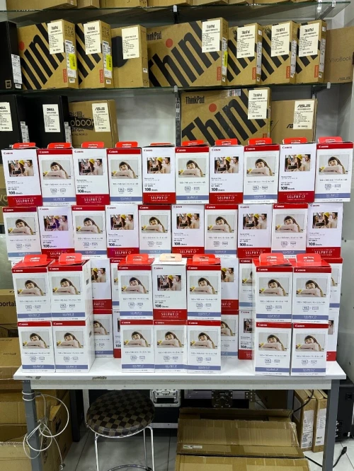 Pack Papier Photo KP-108 avec Ruban d'Encre pour Imprimante Canon SELPHY CP1000 CP1500 CP1300 10x15cm