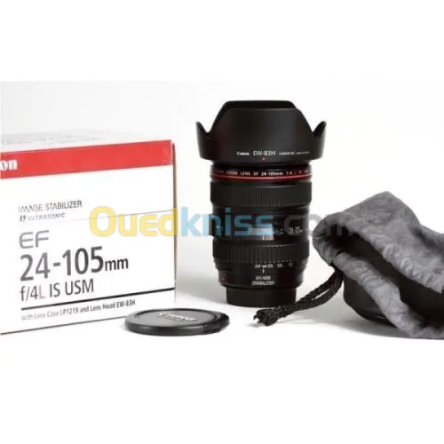 Canon EF 24-105mm f/4L IS USM  Objectif Zoom Professionnel Polyvalent