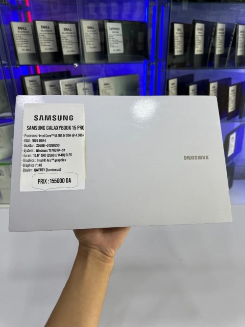 SAMSUNG GALAXYBOOK 15 PRO ULTRA5 16GB RAM 256GB SSD+512GB SSD +OLED 15,6"