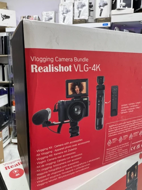 Kit Vlogging Camera Realishot VLG-4K AGFAPHOTO 