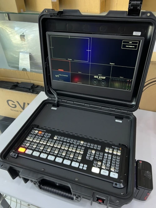 Régie vidéo mobile Blackmagic ATEM Mini Extreme ISO & Valise BSS-Case Extreme