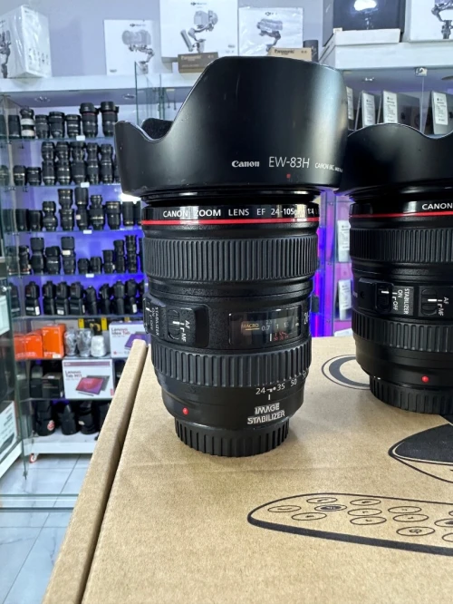 Objectif Canon EF 24-105mm F/4 L IS USM & Pare-soleil 10/10