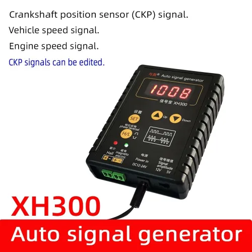 Nouveau générateur Signal Automatique XH300 voiture ABS CKP Signal Hall capteur de vitesse de véhicule simulateur de Signal sortie 1Hz-8KHz
