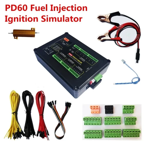 Simulateur d'allumage par Injection de carburant PD60, plate-forme de Maintenance ECU, équipement de test pour carte d'ordinateur de véhicule essence et Diesel