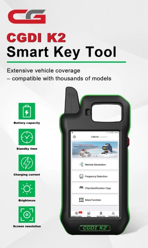 Générateur Clés Serrurier Intelligent Professionnel CGDI K2. Compatible Copie clés ID48 96b .BMW BDC3