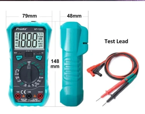 Proskit  Multimetre Numerique de precision. MT.1220 3.1/2. testeur et mesure sans contact. Eclairage LED