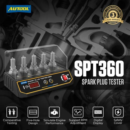 Testeur de bougies d'allumage AUTOOL SPT360 Diagnostic automobile